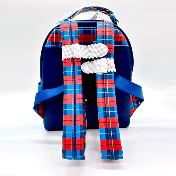 Disney Parks Epcot UK London Phone Booth Mickey Minnie Loungefly Backpack - Picture 2 of 3